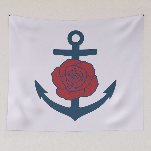 Item preview, Rose & Anchor – Strength In Beauty designed and sold by iamdesigns14.