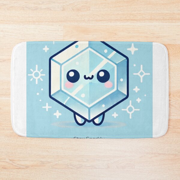 Item preview, BioKawaii Mineral Salt – Cute Hexagonal Crystal Character designed and sold by Yohei-Studio.