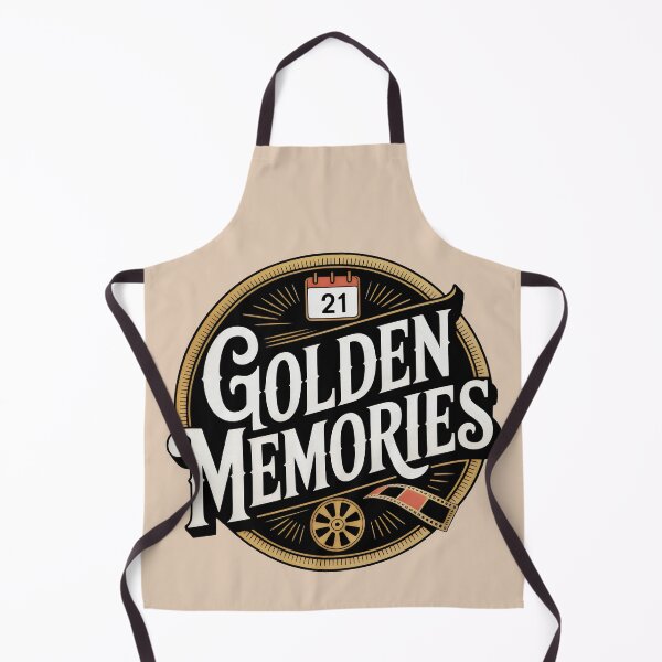 Item preview, Golden Memories Vintage Film Reel Calendar Emblem Design designed and sold by SplashTastic.