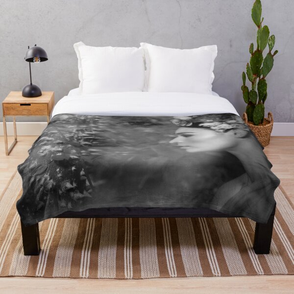 Item preview, Whispering Floral Muse Portrait designed and sold by Belluso Visuals.