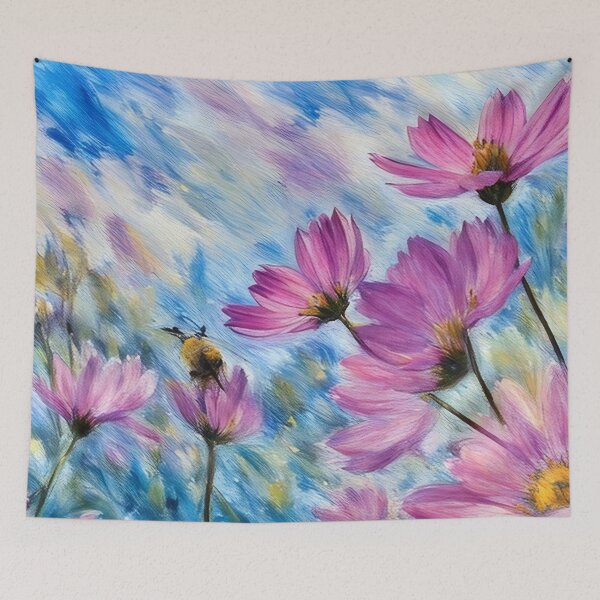 Item preview, Pink Comos Flowers designed and sold by tomorrowsart.
