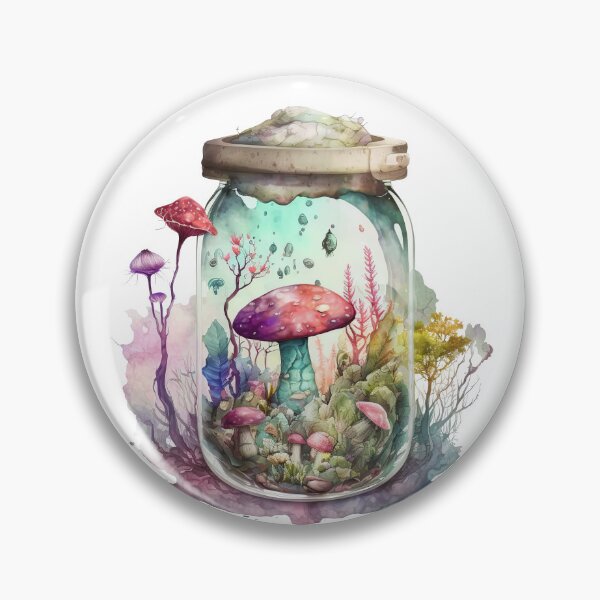 Item preview, Mushroom Jar designed and sold by Sweetvoilet.