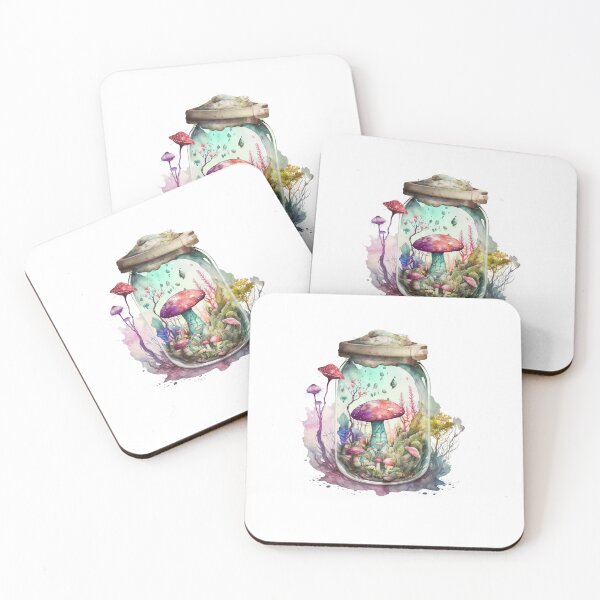 Item preview, Mushroom Jar designed and sold by Sweetvoilet.