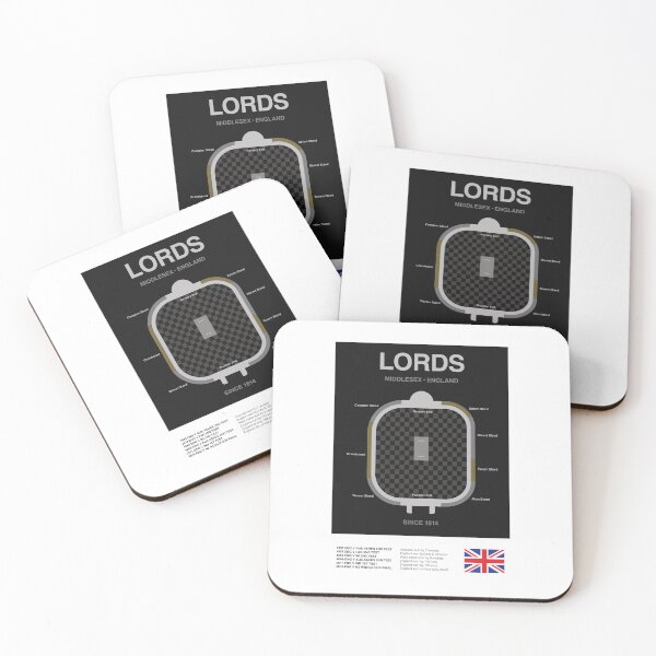 Item preview, Minimalist Lords Cricket Ground Line Print designed and sold by The Circuit Collection.