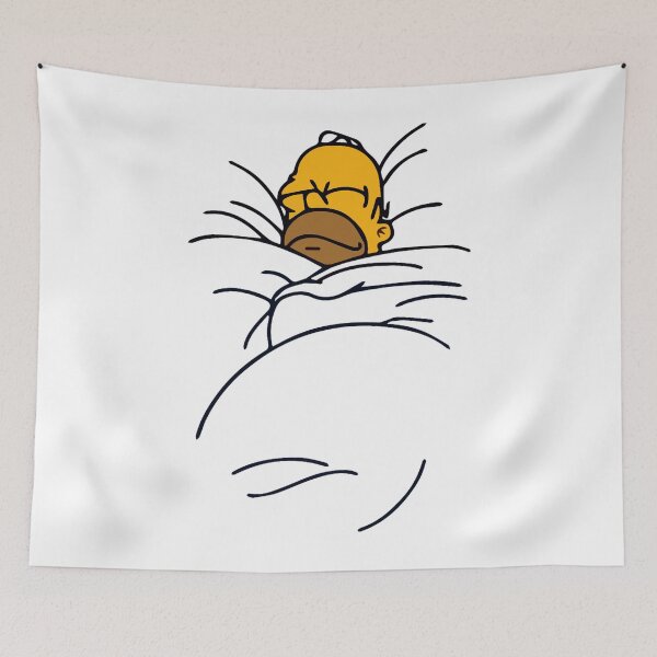 Item preview, Homer tucked in sleeping Essential  designed and sold by kiaray5454.