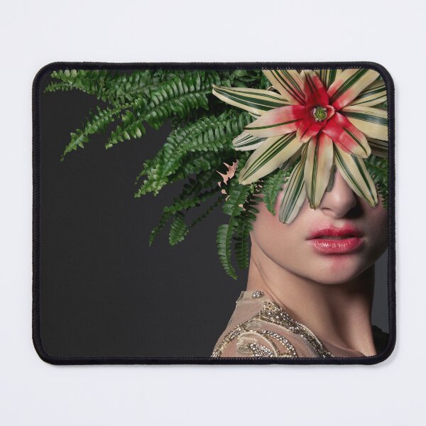 Item preview, Arte de retrato con máscara floral exótica designed and sold by Belluso Visuals.