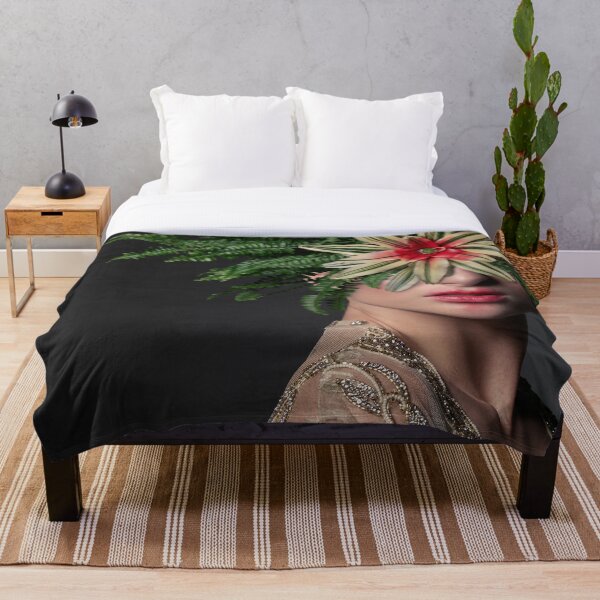 Item preview, Exotic Floral Mask Portrait Art designed and sold by Belluso Visuals.