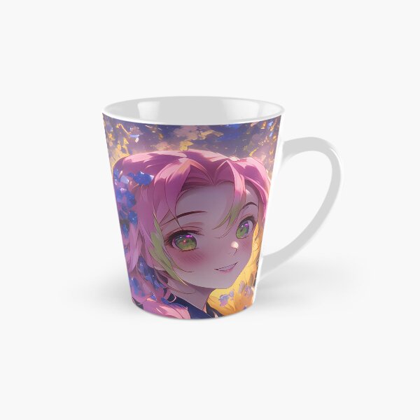 Item preview, Mitsuri Kanroji Demon Slayer Anime Girl Wisteria Blossom Glow Sakura Radiance designed and sold by thedarvills.
