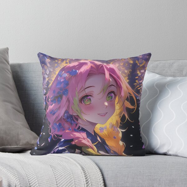 Item preview, Mitsuri Kanroji Demon Slayer Anime Girl Wisteria Blossom Glow Sakura Radiance designed and sold by thedarvills.