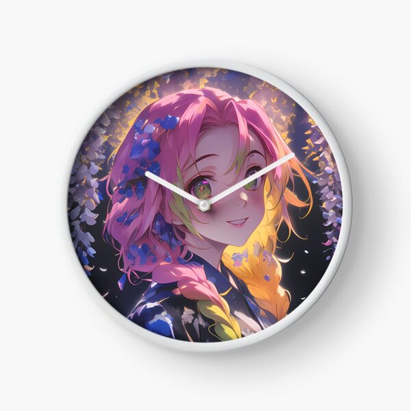 Item preview, Mitsuri Kanroji Demon Slayer Anime Girl Wisteria Blossom Glow Sakura Radiance designed and sold by thedarvills.