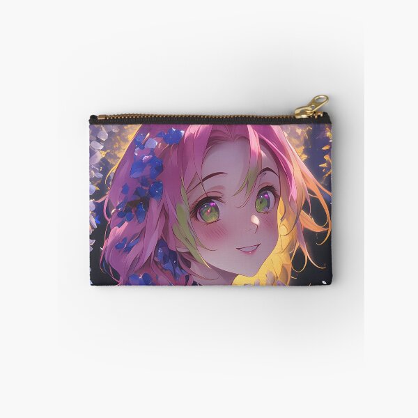 Item preview, Mitsuri Kanroji Demon Slayer Anime Girl Wisteria Blossom Glow Sakura Radiance designed and sold by thedarvills.