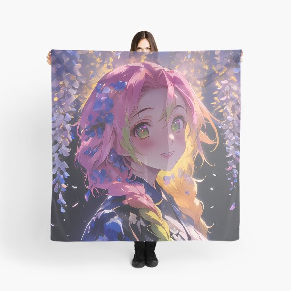 Item preview, Mitsuri Kanroji Demon Slayer Anime Girl Wisteria Blossom Glow Sakura Radiance designed and sold by thedarvills.