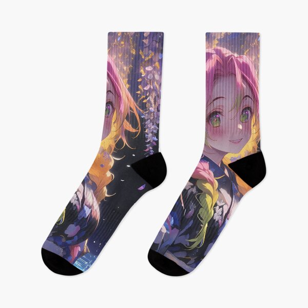 Item preview, Mitsuri Kanroji Demon Slayer Anime Girl Wisteria Blossom Glow Sakura Radiance designed and sold by thedarvills.
