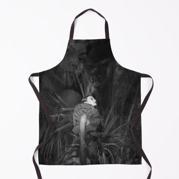 Item preview, Mystical Jungle Muse Black White Art designed and sold by Belluso Visuals.