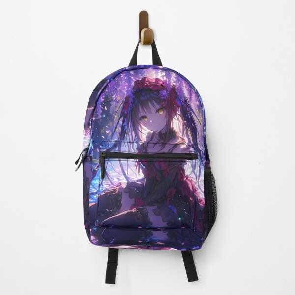 Item preview, Kurumi Tokisaki Date A Live Wisteria Moon Enchanted Blossoms Fantasy Night Anime Girl designed and sold by thedarvills.