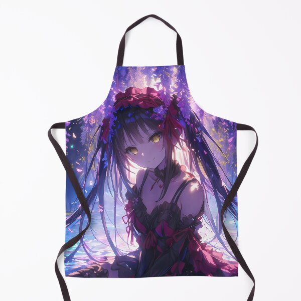 Item preview, Kurumi Tokisaki Date A Live Wisteria Moon Enchanted Blossoms Fantasy Night Anime Girl designed and sold by thedarvills.