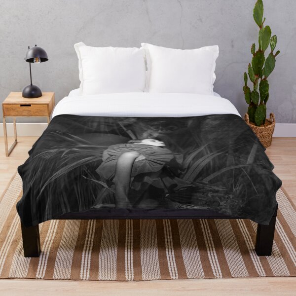 Item preview, Mystical Jungle Muse Black White Art designed and sold by Belluso Visuals.