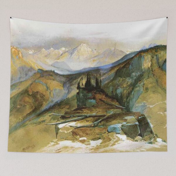 Item preview, Distant Peaks by Thomas Moran designed and sold by tomorrowsart.