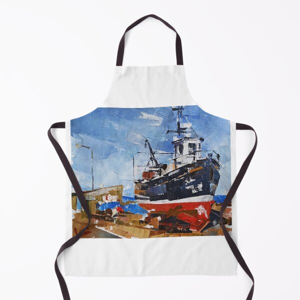 Item preview, Volodymyr Hlukhomanuk: Ship in Port designed and sold by ukrainianvin.