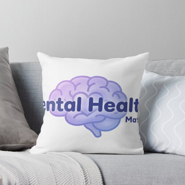 Item preview, Mental Health Matters - Cute Purple Brain Illustration designed and sold by TobaGallery868.