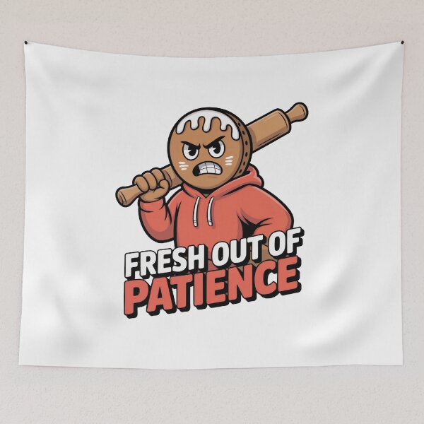 Item preview, Fresh Out of Patience Gingerbread Gym Meme designed and sold by WSPrintCrafter.