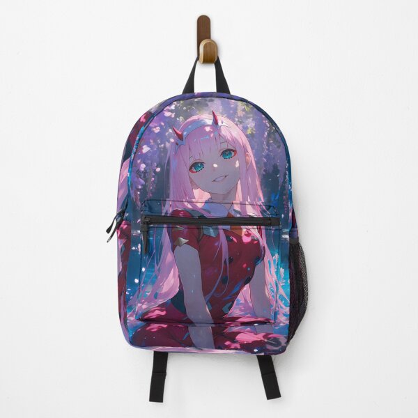 Item preview, Zero Two Darling Franxx Moonlight Wisteria Dreamy Fantasy Pink Anime Girl designed and sold by thedarvills.