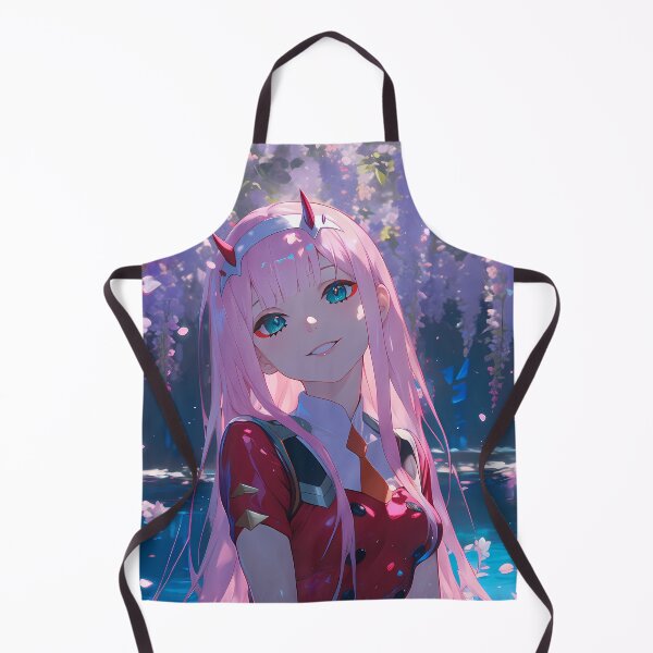 Item preview, Zero Two Darling Franxx Moonlight Wisteria Dreamy Fantasy Pink Anime Girl designed and sold by thedarvills.