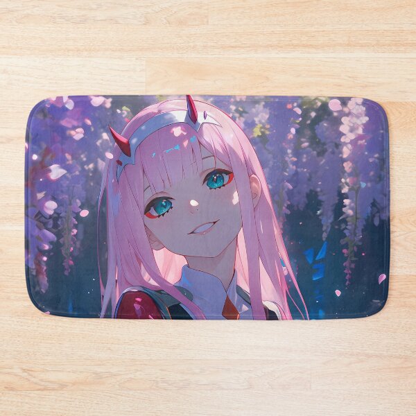 Item preview, Zero Two Darling Franxx Moonlight Wisteria Dreamy Fantasy Pink Anime Girl designed and sold by thedarvills.