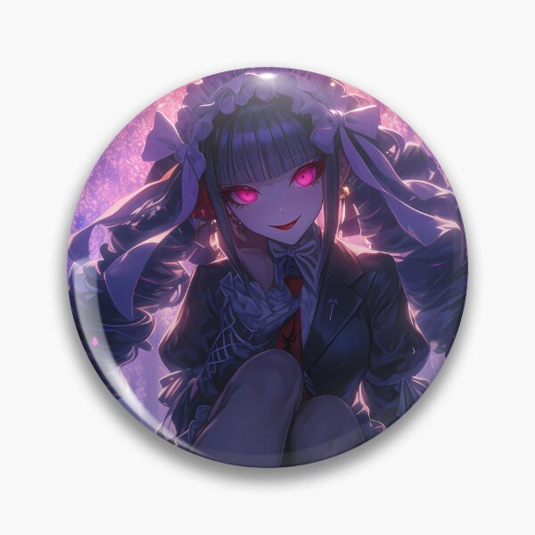 Item preview, Gothic Wisteria Moonlit Celestia Ludenberg Danganronpa Anime Girl Dark Fantasy designed and sold by thedarvills.