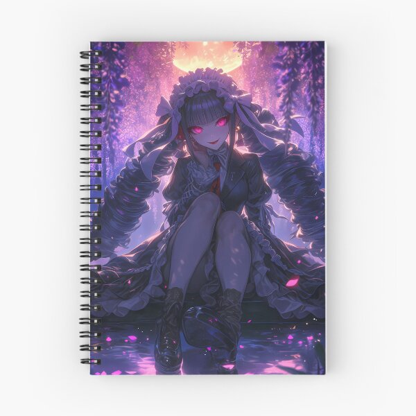 Item preview, Gothic Wisteria Moonlit Celestia Ludenberg Danganronpa Anime Girl Dark Fantasy designed and sold by thedarvills.