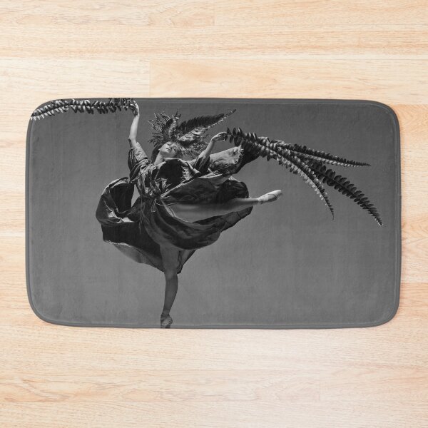 Item preview, Mystical Forest Fairy Black White Art designed and sold by Belluso Visuals.