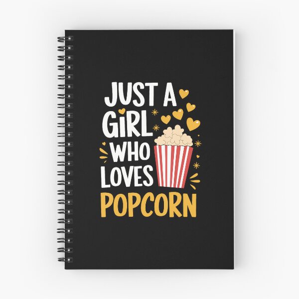 Item preview, Just A Girl Who Loves Popcorn Cute Popcorn Lover Girls Women designed and sold by ToriCarylon.