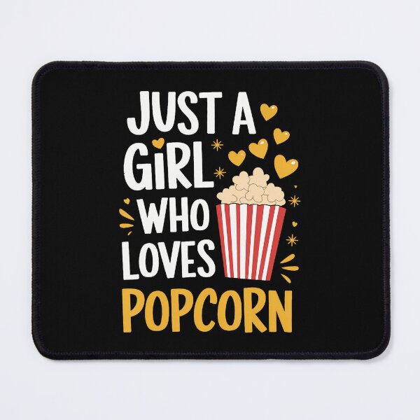 Item preview, Just A Girl Who Loves Popcorn Cute Popcorn Lover Girls Women designed and sold by ToriCarylon.