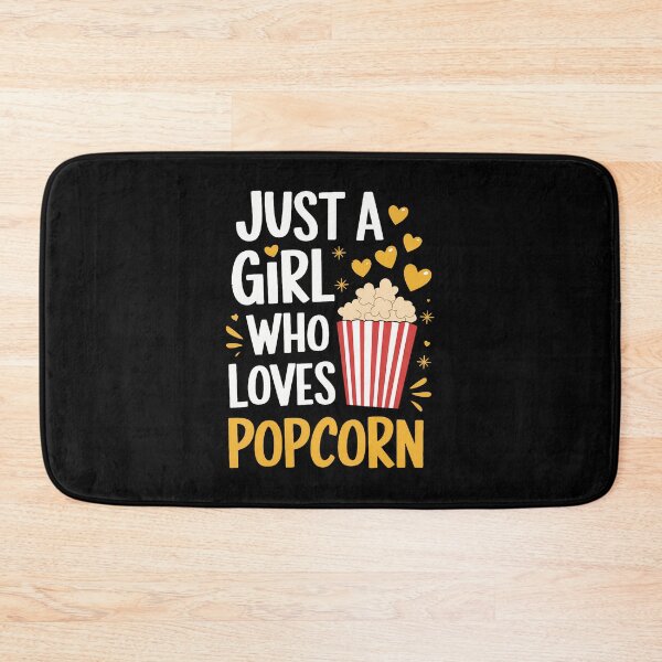 Item preview, Just A Girl Who Loves Popcorn Cute Popcorn Lover Girls Women designed and sold by ToriCarylon.