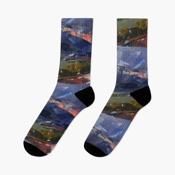 Item preview, Volodymyr Hlukhomanuk: Mountain Sunset designed and sold by ukrainianvin.