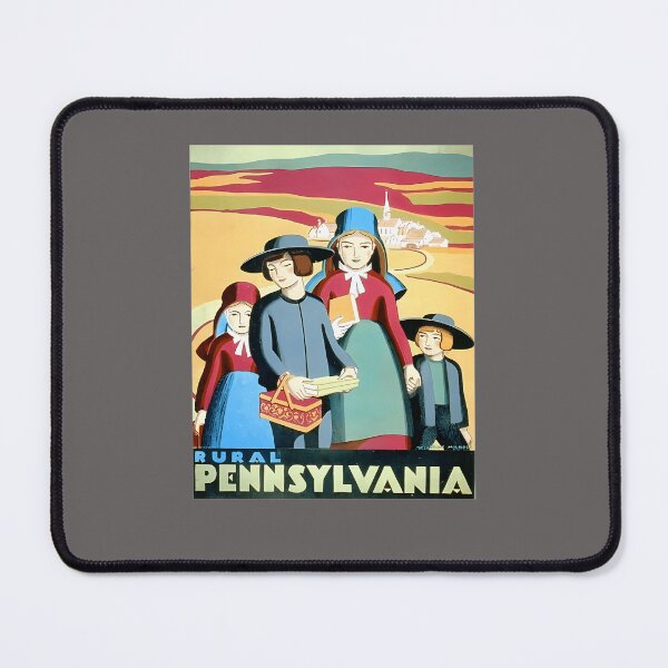 Item preview, PENNSYLVANIA AMISH TRAVEL POSTER designed and sold by HeinerSomme.