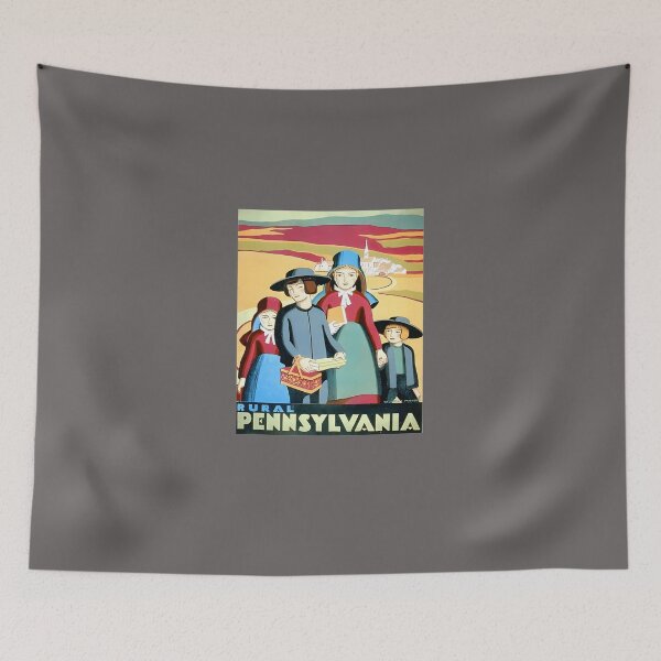 Item preview, PENNSYLVANIA AMISH TRAVEL POSTER designed and sold by HeinerSomme.
