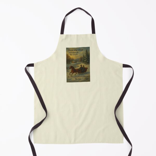 Item preview, Over the River and Through the Woods – Vintage Winter Scene designed and sold by Novel Works Studio.