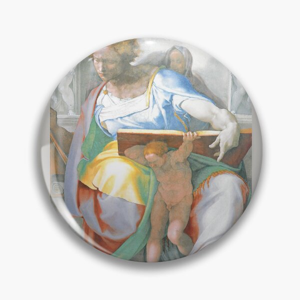 Item preview, Prophet Daniel by Michelangelo Sistine Chapel ceiling Renaissance Art designed and sold by ArtUnova.