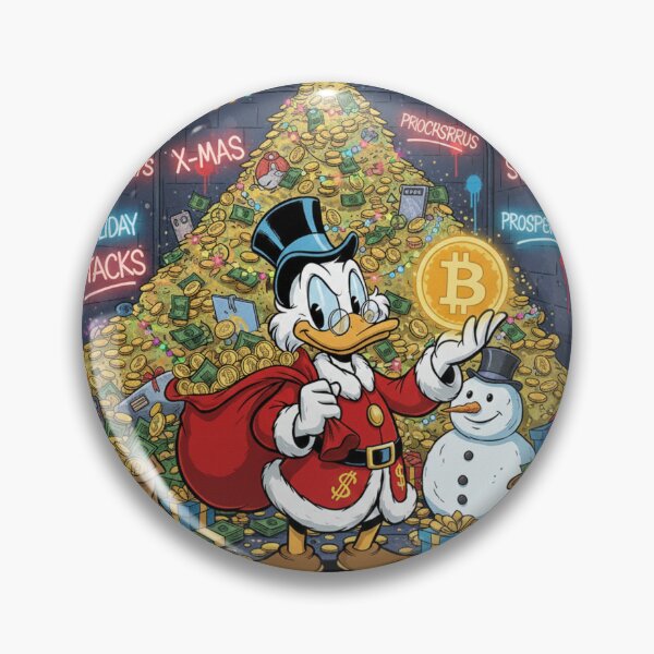 Item preview, Scrooge McDuck Crypto Christmas Wealth Holiday Stacks designed and sold by GEK-NERD.