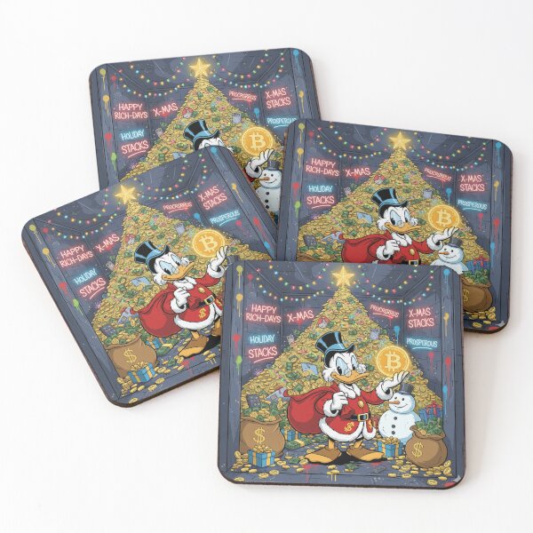 Item preview, Scrooge McDuck Crypto Christmas Wealth Holiday Stacks designed and sold by GEK-NERD.