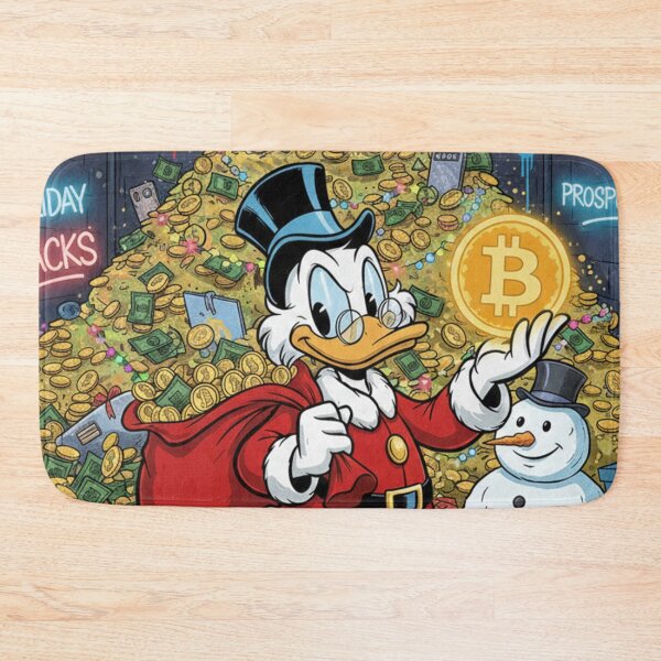 Item preview, Scrooge McDuck Crypto Christmas Wealth Holiday Stacks designed and sold by GEK-NERD.