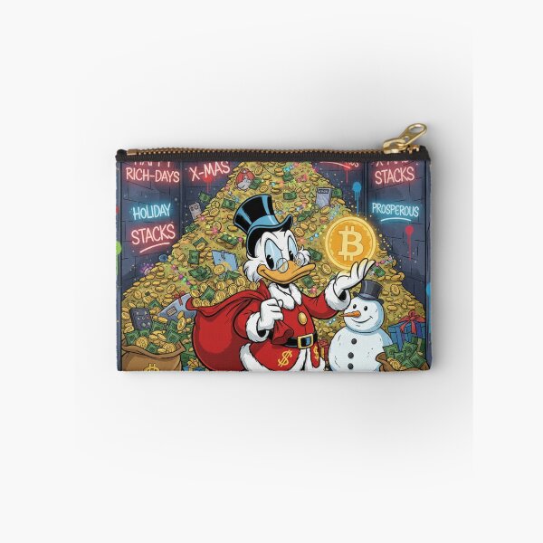 Item preview, Scrooge McDuck Crypto Christmas Wealth Holiday Stacks designed and sold by GEK-NERD.