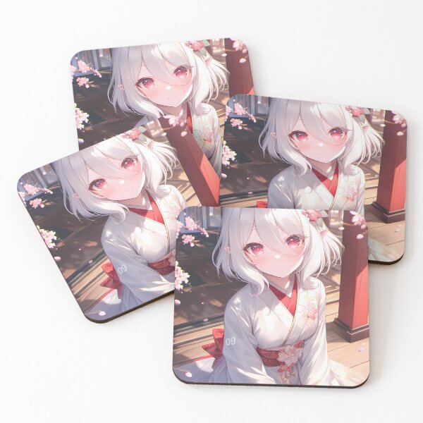 Item preview, Kokkoro Princess Connect Cherry Blossom Spring Fantasy Japan Pastel Anime Girl Waifu designed and sold by thedarvills.