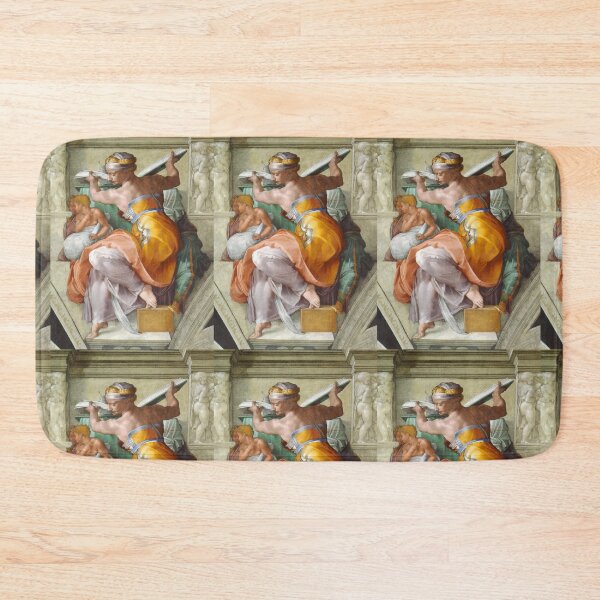 Item preview, Libyan Sibyl by Michelangelo Sistine Chapel ceiling Renaissance Art designed and sold by ArtUnova.