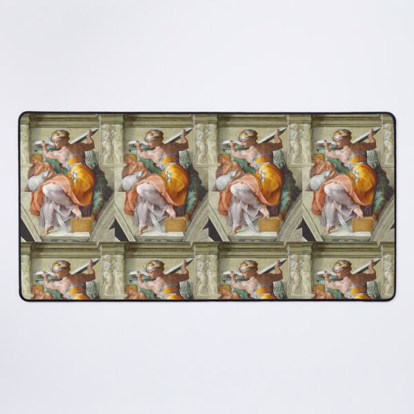Item preview, Libyan Sibyl by Michelangelo Sistine Chapel ceiling Renaissance Art designed and sold by ArtUnova.