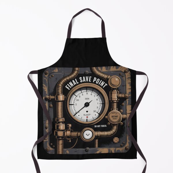 Item preview, Final Save Point Zen Gauge Steampunk Sleep Panel Design designed and sold by SplashTastic.