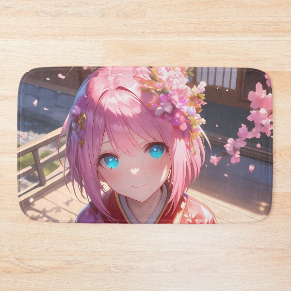 Item preview, Yui Princess Connect Cherry Blossom Spring Fantasy Japan Pastel Anime Girl Waifu designed and sold by thedarvills.