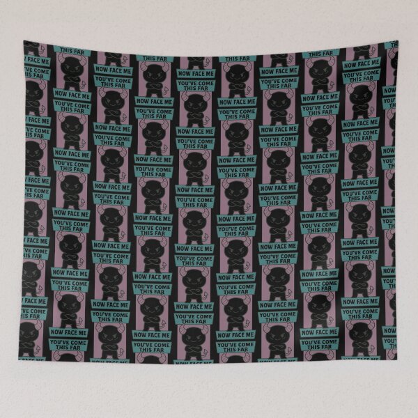 Item preview, You’ve Come This Far Now Face Me Invisible Demon Boss Design designed and sold by TeeTimeTreasure.