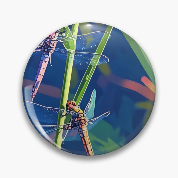 Item preview, Two Colorful Dragonflies designed and sold by tomorrowsart.